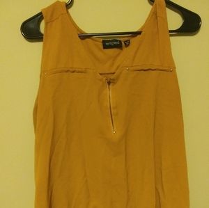 Tempted Mustard Tank Top